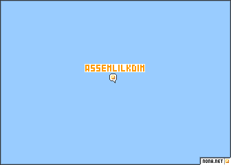 map of Assemlil Kdim