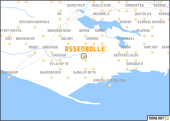 map of Assenbølle