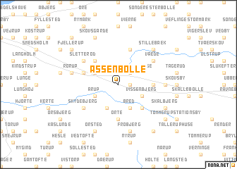 map of Assenbølle