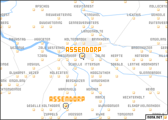 map of Assendorp