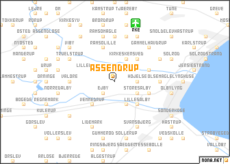 map of Assendrup