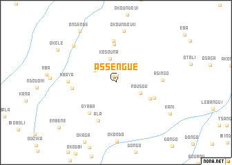 map of Assengué