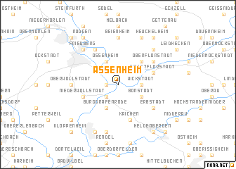 map of Assenheim