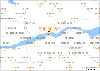 map of Assens