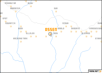 map of Assen