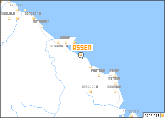 map of Assen