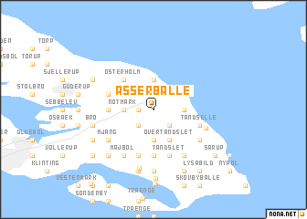 map of Asserballe