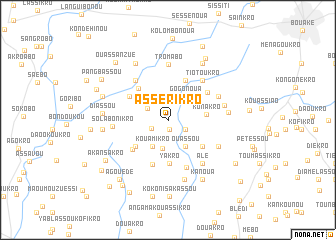 map of Assérikro
