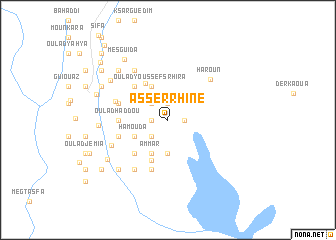 map of Asserrhine