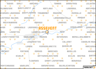 map of Assevent