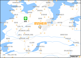 map of Assheim