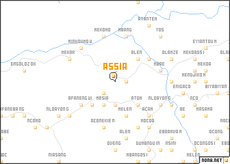 map of Assia