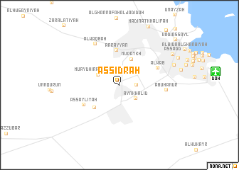 map of As Sidrah