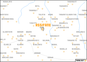 map of Assifane