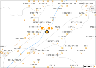 map of As Sifrī