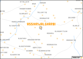 map of Aş Şihrīj al Gharbī