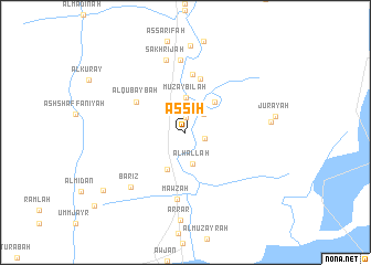 map of As Sīḩ