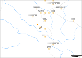 map of As Sil‘