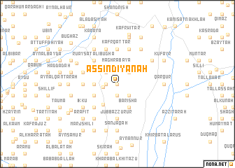 map of As Sindiyānah