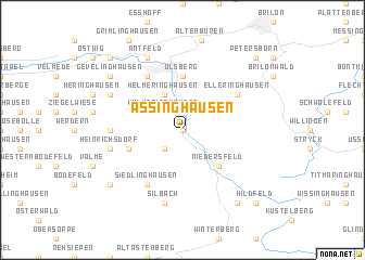 map of Assinghausen