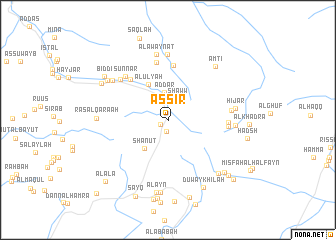 map of As Sīr