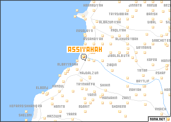 map of As Siyāḩah