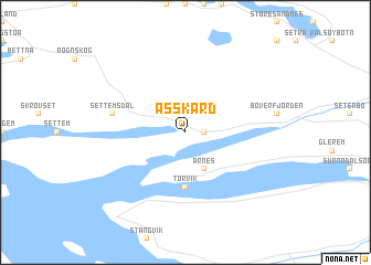 map of Åsskard