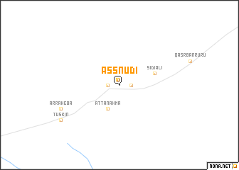 map of As Snùdi