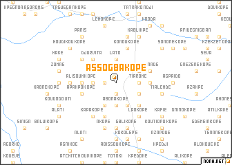 map of Assogbakopé