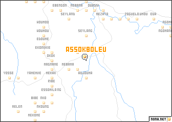 map of Assok-Boleu