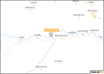 map of Assoko