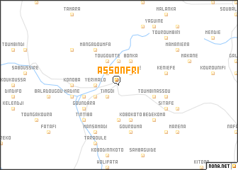 map of Assonfri