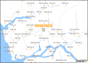 map of Assonora