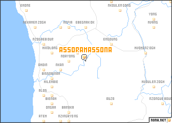 map of Assora-Massona