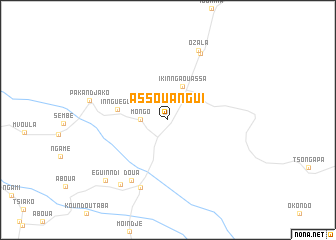 map of Assouangui