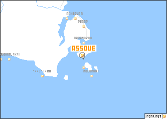 map of Assoué