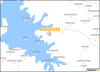 map of Assouikro