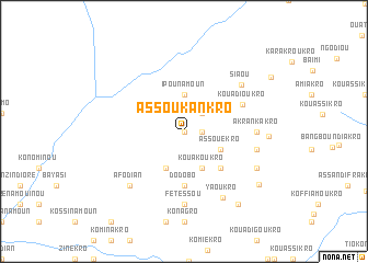 map of Assoukankro