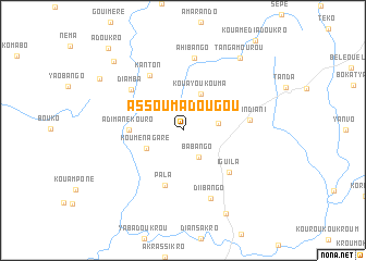 map of Assoumadougou