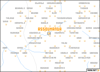 map of Assoumanda