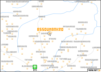 map of Assoumankro