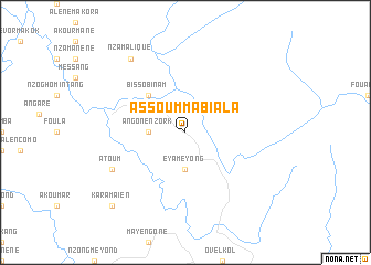 map of Assoum Mabiala