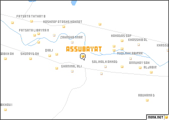 map of As Subay‘āt