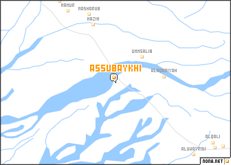 map of Aş Şubaykhī