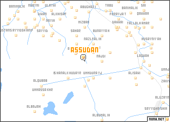 map of As Sūdān