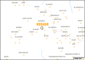 map of As Sūdāʼ