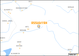 map of As Sūdīyah