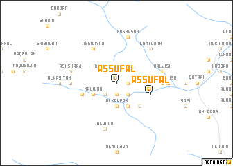 map of As Sufāl