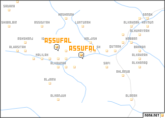 map of As Sufāl