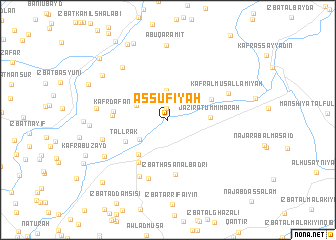 map of Aş Şūfīyah